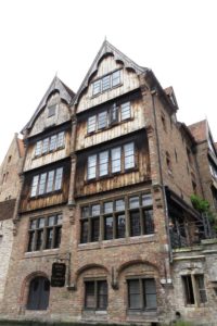 Vieille façade à Bruges