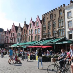 Façades de la Grand'Place de Bruges