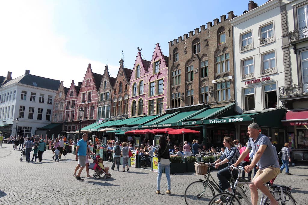 Façades de la Grand'Place de Bruges