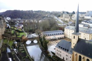 Quartier du Grund, ville basse Luxembourg ville.