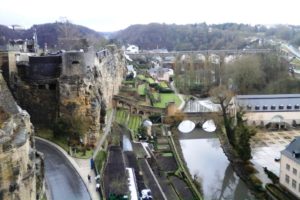 Quartier du Grund, ville basse Luxembourg ville.