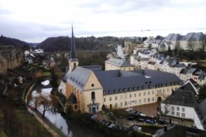 Quartier du Grund, ville basse Luxembourg ville.