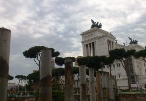 Le forum de Trajan (Foro di Traiano)et Vittorinao Rome.