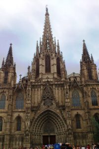 Cathédrale gothique La Seu (Santa Creu) Barcelone.