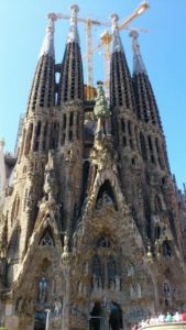 La Sagrada Familia à Barcelon.