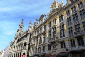 Façades des maisons de la Grand-Place Bruxelles.