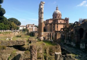 Le forum romain (Foro Romano) Rome.