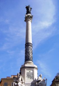 Obélisque de la Trinité-des-Monts Rome.