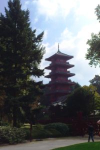 Jardin du pavillon chinois à Bruxelles.