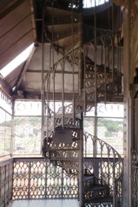 Escalier de l'ascenseur de Santa Justa Elevador Lisbonne.