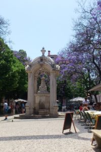 Largo do Carmo, place Chiado Lisbonne.