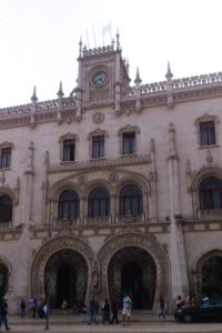 Gare centrale Esteção Central de Rossio Lisbonne.