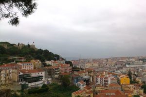 Vue depuis le miradouro de Graça Lisbonne.