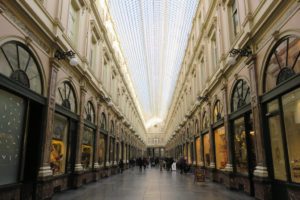 Verrière des galeries royales Saint-Hubert Bruxelles.