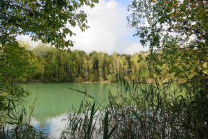 Etang du domaine des reflets bleus.