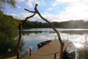 Etang du domaine des reflets bleus.