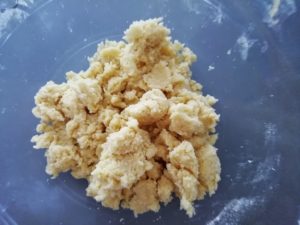 Crumble dans un saladier