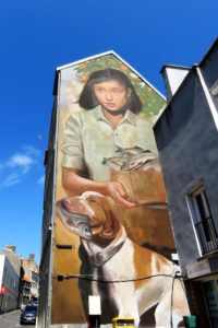 Street-art rue des Pipôts par Evoca1 à Boulogne-sur-Mer