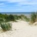 Vue sur la mer depuis le circuit de la dune Marchand à Zuydcoote