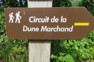 Panneau circuit de la dune marchand