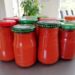 Pots de sauce tomate fait-maison