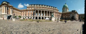 Vue panoramique au château de Budapest