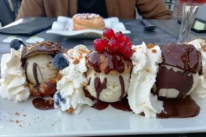 Profiteroles au domaine des cigognes