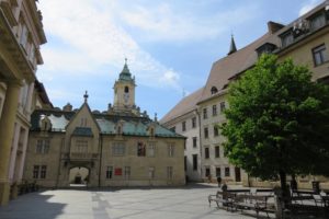 Place où se trouve le palais Primatial de Bratislava (Primaciálne námestie)