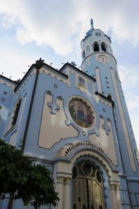 Eglise Saint-Elisabeth ou « église bleue » à Bratislava