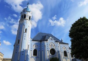 Eglise Saint-Elisabeth ou « église bleue » à Bratislava