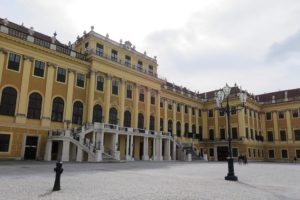 Façade du château de Schönbrunn à Vienne