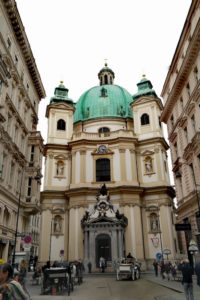 Extérieur de Peterskirche, l’église Saint-Pierre à Vienne