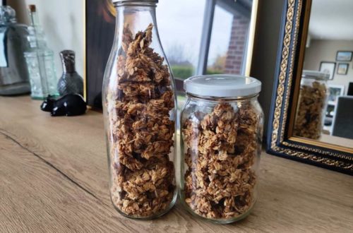 Bocaux de granola type Cruesli