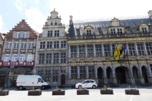 Façades de bâtiments à Tournai