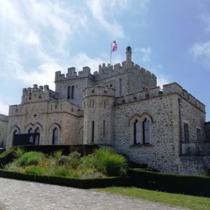 Vue d'ensemble sur le château d'Hardelot