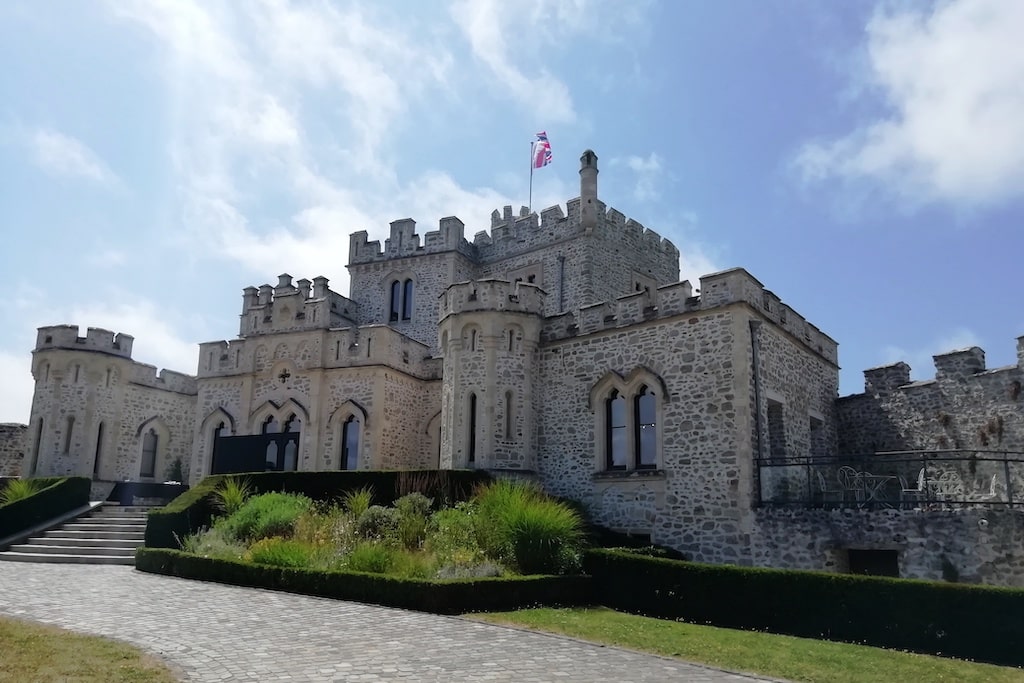 Vue d'ensemble sur le château d'Hardelot