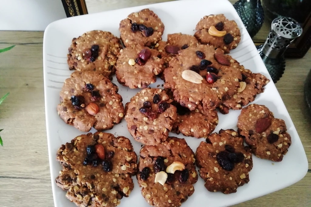 Assiette de cookies