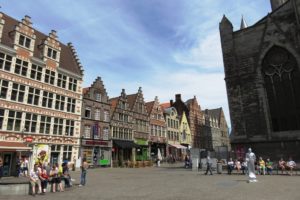Korenmarkt, grande place à Gand