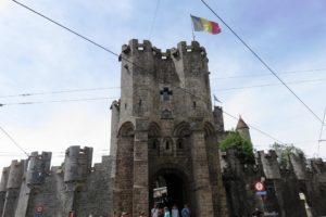 Le château des comtes de Flandres à Gand