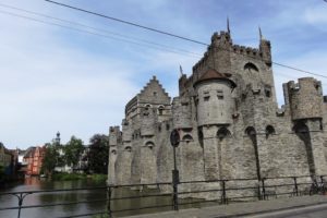 Le château des comtes de Flandres à Gand