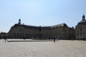 Place de la Bourse à Bordeaux