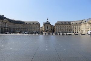 Place de la Bourse à Bordeaux