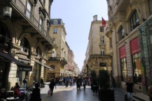 Rue Sainte-Catherine à Bordeaux