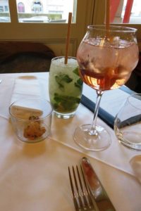 Coktails au restaurant « le Quatrième mur » du chef Philippe Etchebest