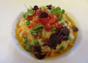 Plat au restaurant « le Quatrième mur » du chef Philippe Etchebest