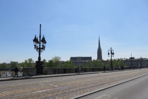 Vue sur Bordeaux depuis l'un de ses ponts