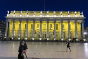 Grand-Théâtre de Bordeaux de nuit