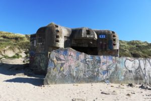 Blockhaus sur le circuit de la dune Dewulf