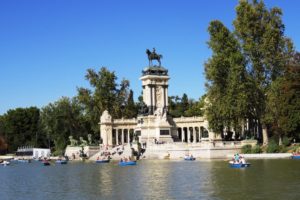 Lac au parque del Retiro