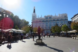 Plaze de Santa Ana à Madrid